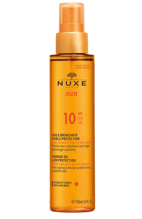 Nuxe Sun Tanning Oil SPF 10 from Nuxe